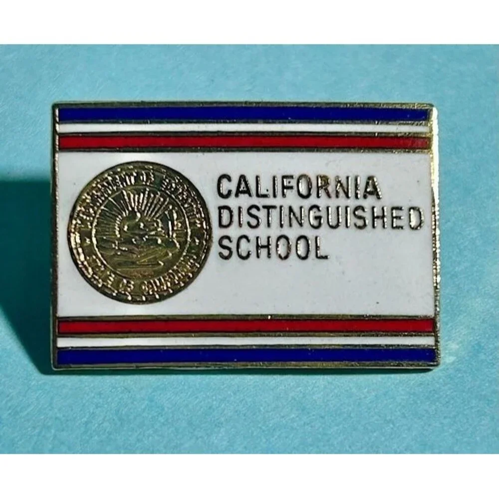 California Distinguished School, Teacher, Educator's Collectible Award,Lapel Pin